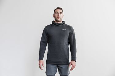 Nobull Performance Men's Hoodie Deep Grey | Australia (EV2301)